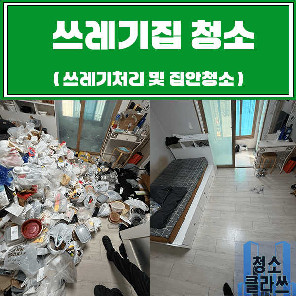 전주청소업체 (쓰레기집청소) / 쓰레기처리 및 간단한 청소